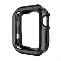 Luxury Armor Soft TPU 360 Degree Body Bumper for iWatch 45mm / Black - Ktusu