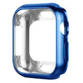 Soft Slim Shiny 360 Degree Body Bumper for iWatch 45mm / Blue - Ktusu