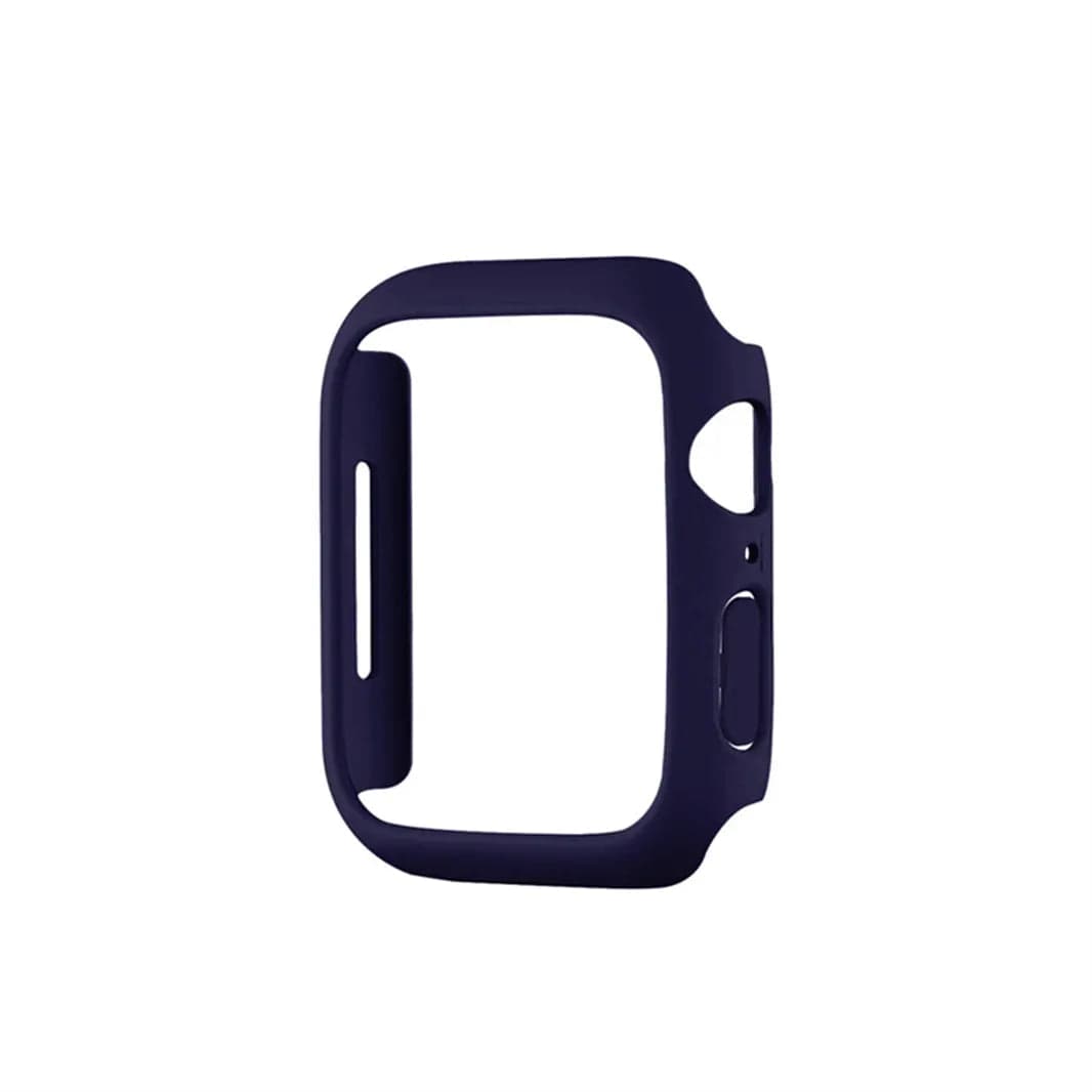 Matte Hard TPU Slim 360 Degree Body Bumper Case for iWatch 45mm / Midnight Blue - Ktusu