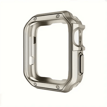 Luxury Armor Soft TPU 360 Degree Body Bumper for iWatch 45mm / Natural Titanium - Ktusu