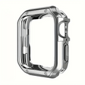 Luxury Armor Soft TPU 360 Degree Body Bumper for iWatch 45mm / Silver - Ktusu