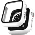 Matte Protective Watch Case with in-build Glass for iWatch 45mm / White - Ktusu