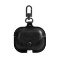 Leather Protective Personalized Waterproof Case for Apple Airpods Airpods 1 | 2 / Black - Ktusu