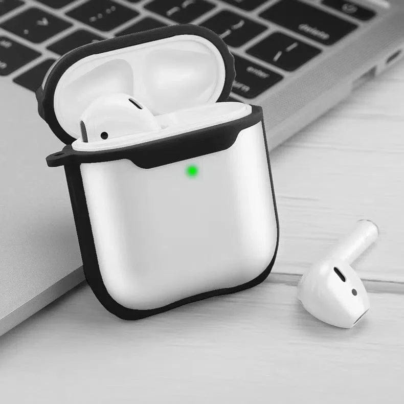 Eggshell Transparent Clear Case for Airpods 1 and 2 | Airpods Pro Airpods 1 | 2 / Black - Ktusu