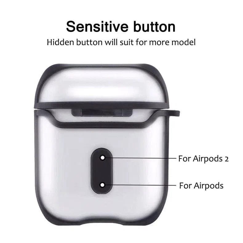 Eggshell Transparent Clear Case for Airpods 1 and 2 | Airpods Pro Airpods 1 | 2 / Grey - Ktusu