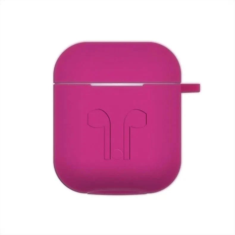 Silicone Soft Case for Apple Airpods Airpods 1 | 2 / Hot Pink - Ktusu