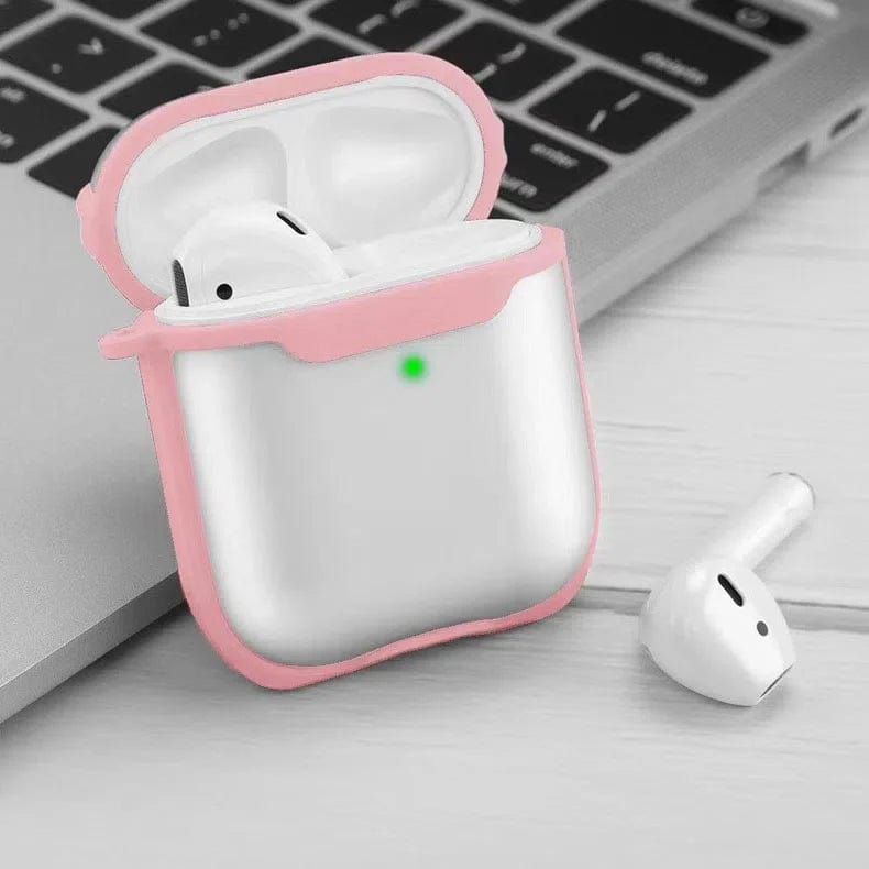 Eggshell Transparent Clear Case for Airpods 1 and 2 | Airpods Pro Airpods 1 | 2 / Pink - Ktusu