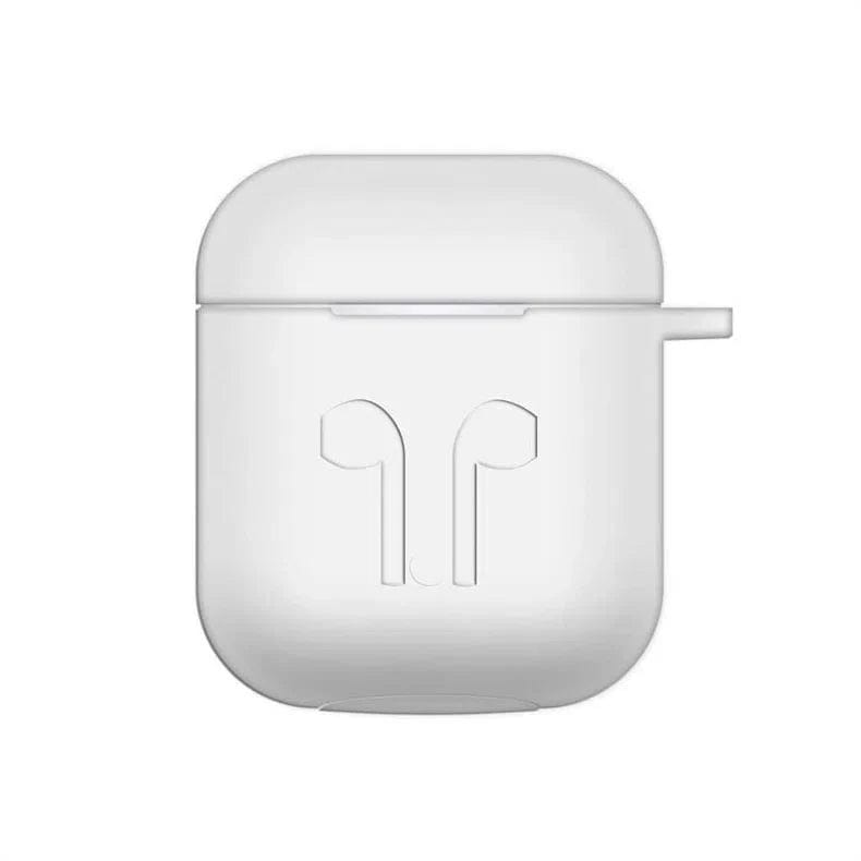 Silicone Soft Case for Apple Airpods Airpods 1 | 2 / White - Ktusu