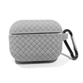 Woven Pattern Silicone Soft Case for Apple Airpods Airpods 3 / Grey - Ktusu