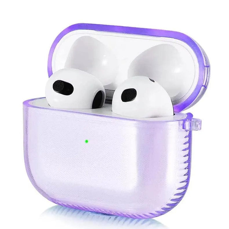 Colored Translucent Soft TPU Cover for Apple Airpods Airpods Pro 2 / Magenta - Ktusu