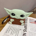 Silicone 3D Cartoon Character Case for Apple AirPods Airpods Pro / Baby Yoda - Ktusu