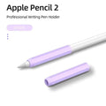 Split Color Protective Soft Silicone Stylus Pen Sleeve Case for Apple Pencil 1 | 2 Apple Pencil 2 / Lavender - Ktusu