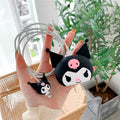 3D Silicone Case Cover for Apple Charger 18-20W with Spiral Cable Black Cat - Ktusu