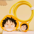 3D Silicone Case Cover for Apple Charger 18-20W with Spiral Cable D Luffy - Ktusu