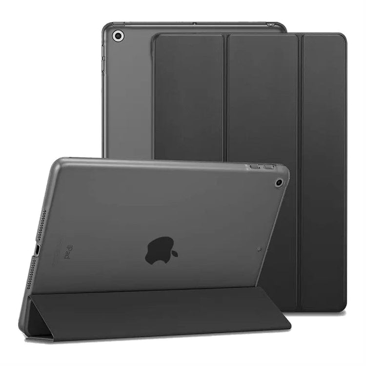 Smart Trifold Hard Matte Back Flip Stand Back Case for iPad iPad 7 | 8 | 9 gen 10.2inch / Green - Ktusu