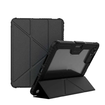 Nillkin Multi Angle Folding Leather Case With Pencil Holder for iPad iPad Pro 11 2024 / Black - Ktusu