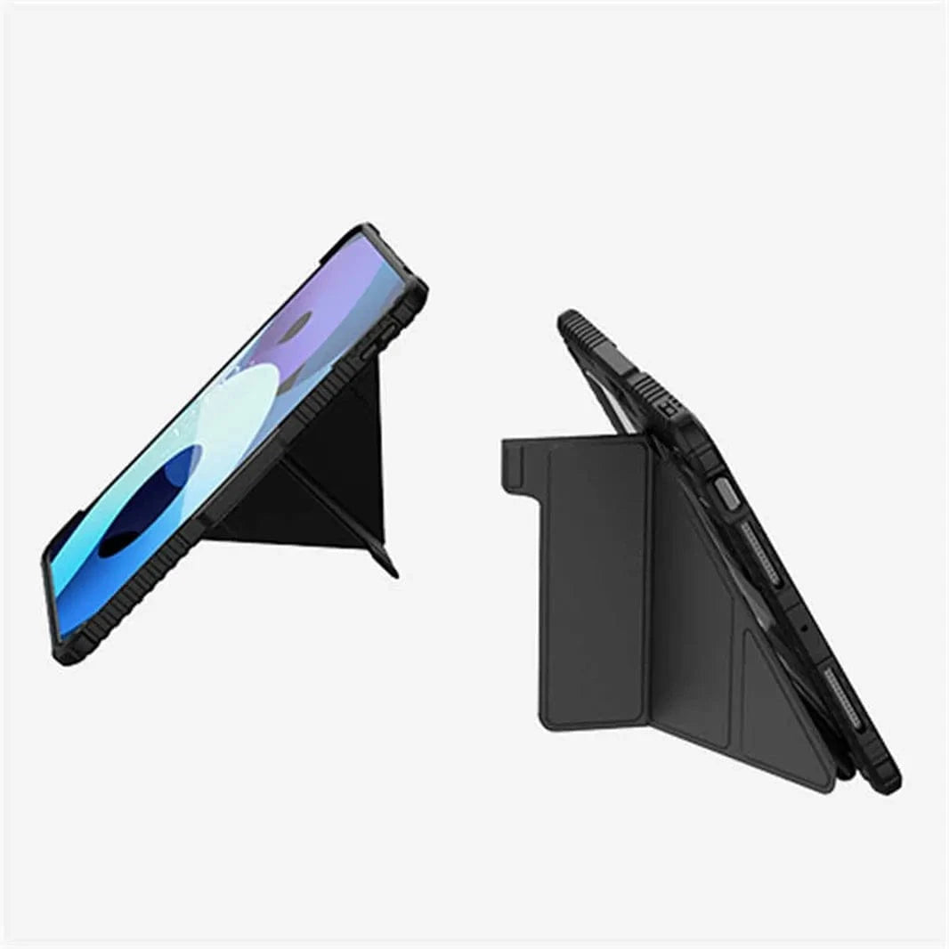 Nillkin Multi Angle Folding Leather Case With Pencil Holder for iPad iPad Pro 11 2024 / Black - Ktusu