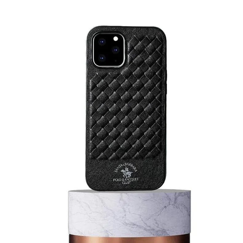 Santa Barbara Ravel Series Genuine Case Cover for Apple iPhone iPhone 12 | 12 Pro / Black - Ktusu