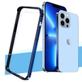 Metal reinforced aluminum bumper frame for Apple iPhone iPhone 12 Pro Max / Blue - Ktusu