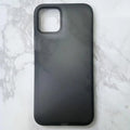 0.4mm Frosted Slim Matte Paper Phone Back Case for Apple iPhone iPhone 12 Pro Max / Full Black - Ktusu