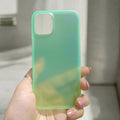 0.4mm Frosted Slim Matte Paper Phone Back Case for Apple iPhone iPhone 12 Pro Max / Green - Ktusu