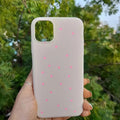 4 cut soft touch coating Printed Matte Hard Phone Back Case for Apple iPhone iPhone 13 Pro Max / Cream 3 - Ktusu