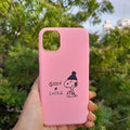 4 cut soft touch coating Printed Matte Hard Phone Back Case for Apple iPhone iPhone 13 Pro Max / Pink 2 - Ktusu