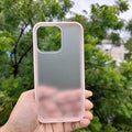 Sleek Matte Finish Hard Phone Back Case for Apple iPhone iPhone 13 Pro / Pink - Ktusu