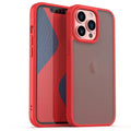 Guardian Series Matte Finish Hard Phone Back Case for Apple iPhone iPhone 13 Pro / Red - Ktusu