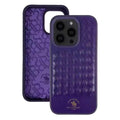 Santa Barbara Ravel Series Genuine Case Cover for Apple iPhone iPhone 14 / Deep Purple - Ktusu