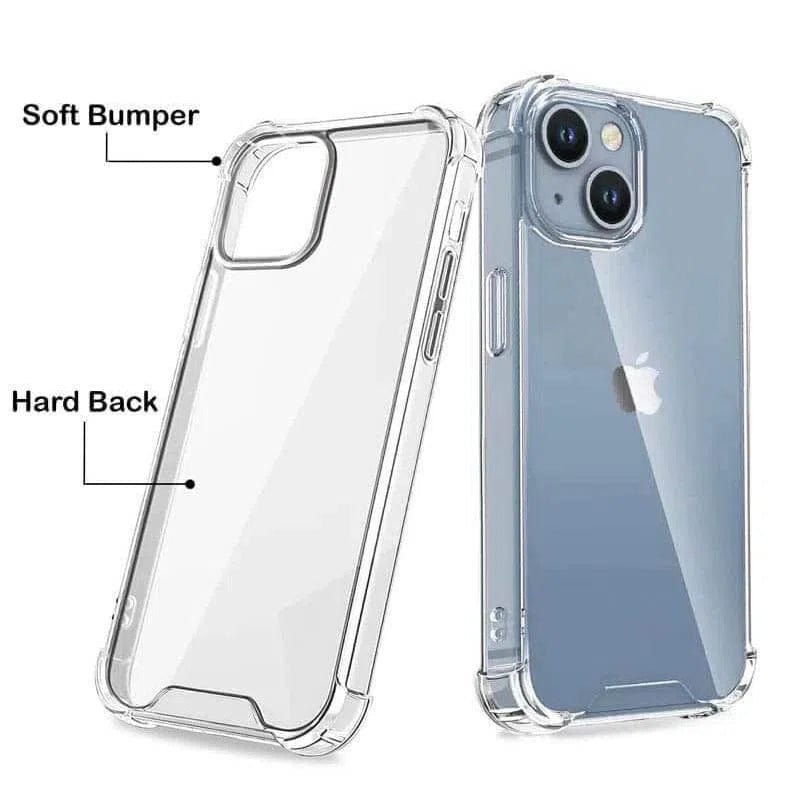 Shockproof Transparent Hard Phone Back Case for Apple iPhone iPhone 14 - Ktusu