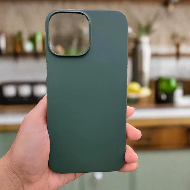 Slim Lightweight PC Hard Phone Back Case for  Apple iPhone iPhone 14 / Midnight Green - Ktusu