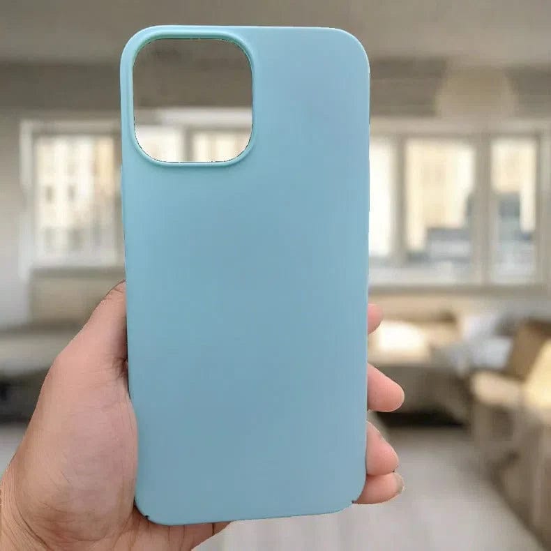 Slim Lightweight PC Hard Phone Back Case for  Apple iPhone iPhone 14 / Mint Blue - Ktusu