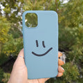 4 cut soft touch coating Printed Matte Hard Phone Back Case for Apple iPhone iPhone 14 Pro Max / Blue 4 - Ktusu