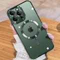 Camera Lens Protective Magnetic MagSafe Phone Back Case for Apple iPhone iPhone 14 Pro Max / Green / With MagSafe - Ktusu