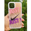 Starbucks Printed Matte Phone Back Case for Apple iPhone iPhone 14 Pro Max / Just Do It - Ktusu