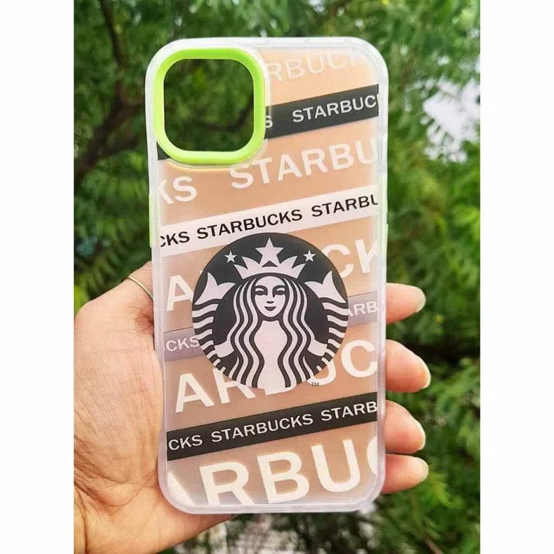 Starbucks Printed Matte Phone Back Case for Apple iPhone iPhone 14 Pro Max / Starbuks 2 - Ktusu