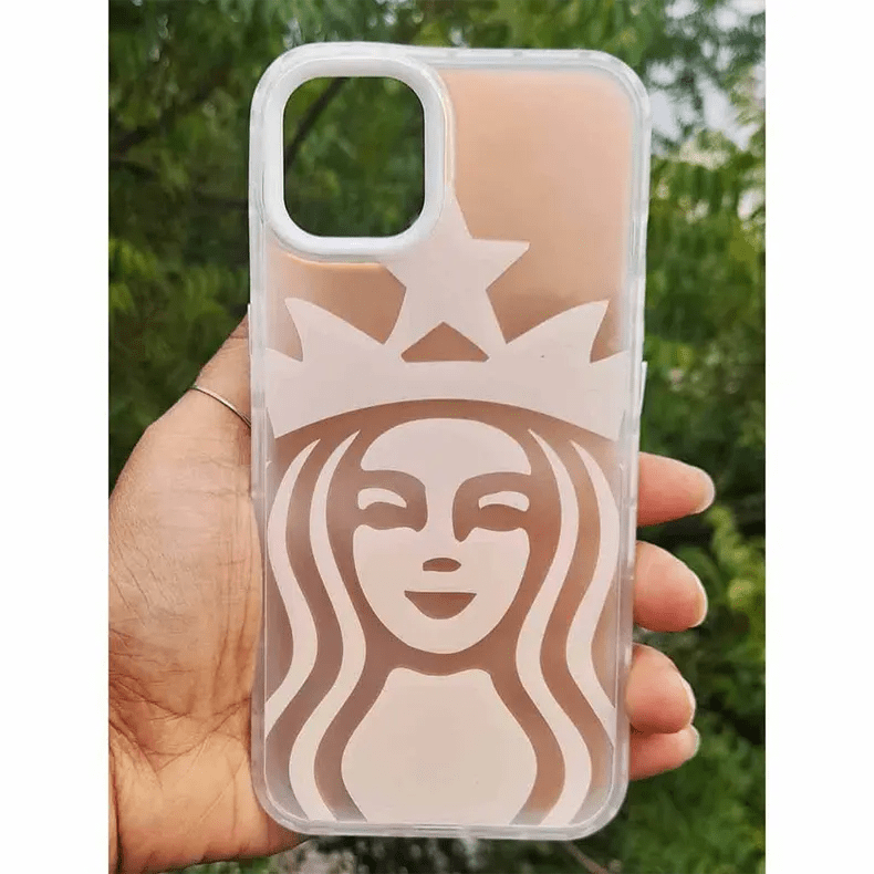 Starbucks Printed Matte Phone Back Case for Apple iPhone iPhone 14 Pro Max / Starbuks 5 - Ktusu