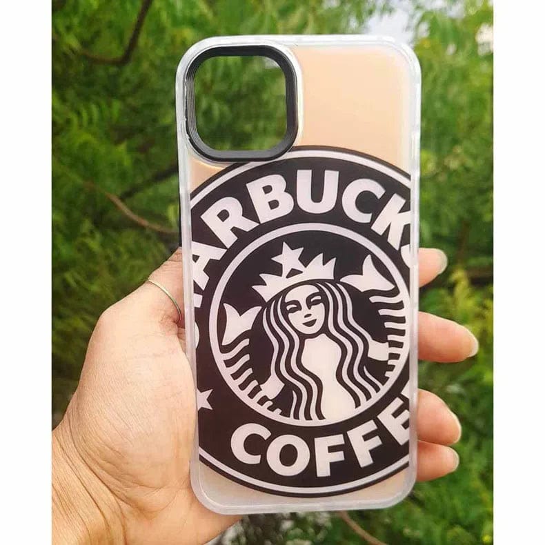 Starbucks Printed Matte Phone Back Case for Apple iPhone iPhone 14 Pro Max / Starbuks 6 - Ktusu