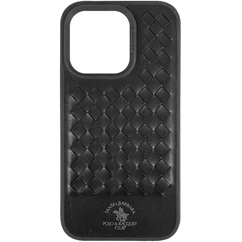 Santa Barbara Ravel Series Genuine Case Cover for Apple iPhone iPhone 15 / Black - Ktusu