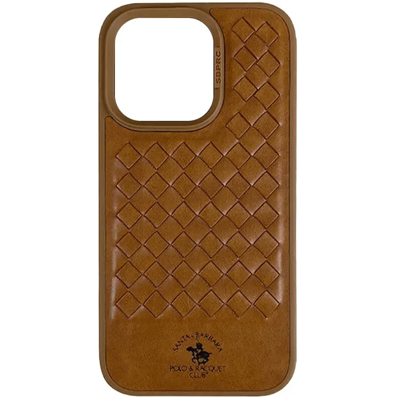 Santa Barbara Ravel Series Genuine Case Cover for Apple iPhone iPhone 15 / Brown - Ktusu