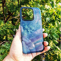 Ultra Slim Thin Crystal Clear Hard Phone Back Case for Apple iPhone iPhone 15 Pro Max / Blue - Ktusu