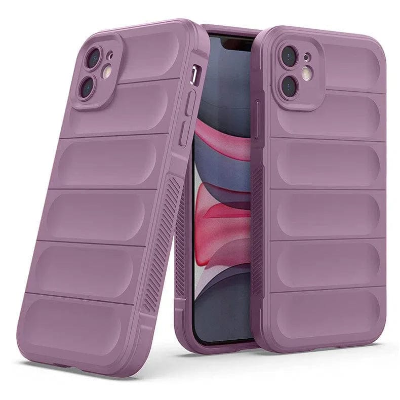 Matte Soft Flexible Silicone Phone Back Case for Apple iPhone iPhone 15 Pro Max / Lavender - Ktusu