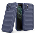 Matte Soft Flexible Silicone Phone Back Case for Apple iPhone iPhone 15 Pro Max / Midnight Blue - Ktusu