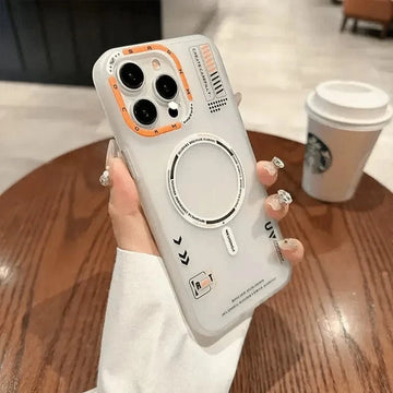 Tech Style Magnetic MagSafe Frosted Case for iPhone 16