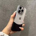 SnapSplit Crystal Clear Magsafe Hard Phone Back Case for Apple iPhone iPhone 16 Pro Max / Black / Without MagSafe - Ktusu