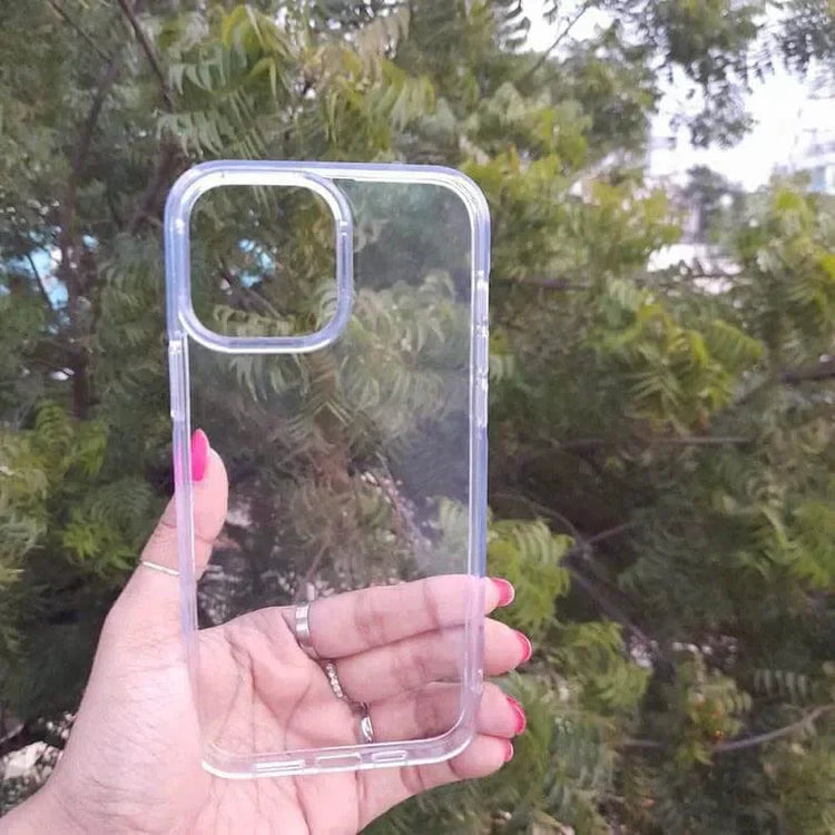 Crystal Clear Hard Case for iPhone 16 Pro Max