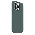 Liquid Silicone Microfiber Slim Soft Touch Phone Back Case for Apple iPhone 16 Seris iPhone 16 Pro Max / Dull Teal - Ktusu