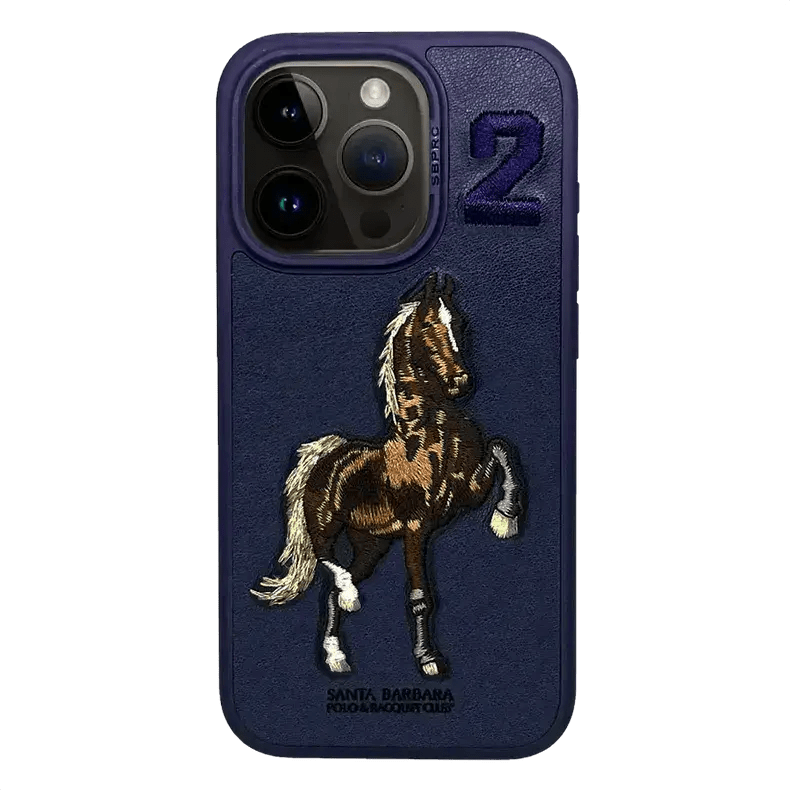 Santa Barbara Boris Series Hard Phone Back Case for Apple iPhone iPhone 16 Pro Max / Midnight Blue - Ktusu