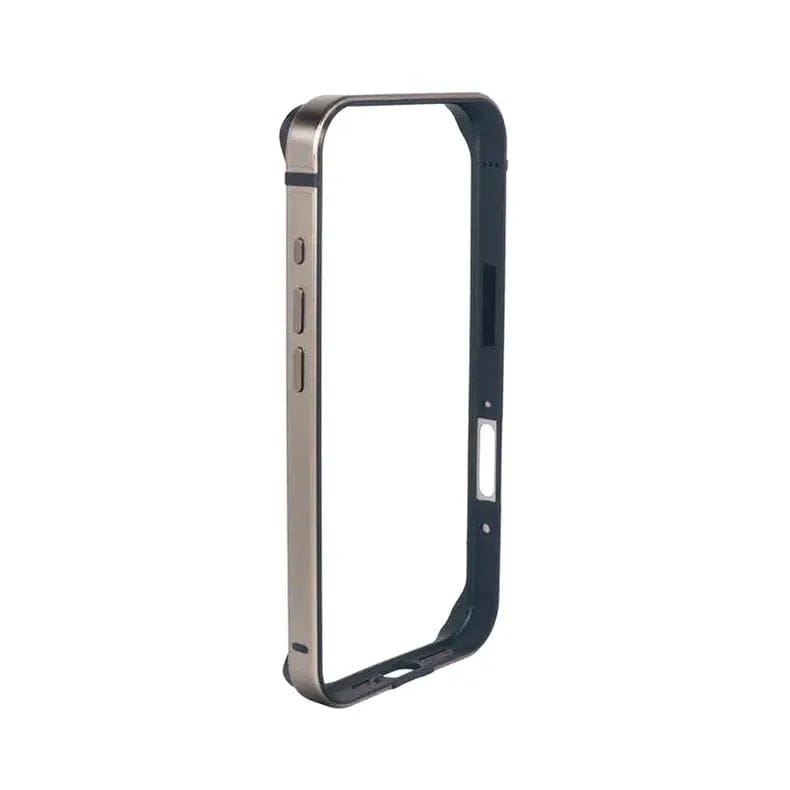 Metal reinforced aluminum bumper frame for Apple iPhone iPhone 16 Pro Max / Natural Titanium - Ktusu